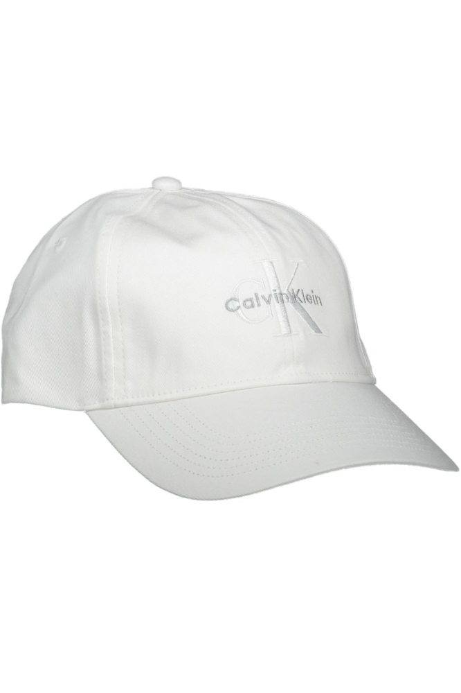 MONOLOGO EMBROIDERY BASEBALL HAT LV04K026G YAA BRILLIANT WHITE